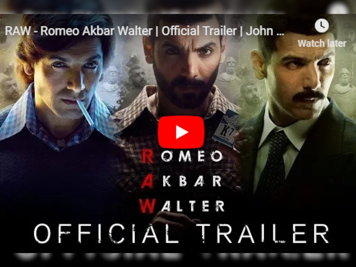 RAW Romeo Akbar Walter trailer : 'काफिरों की दिवाली मे धमाके हम करेंगे', म्हणणाऱ्यांना जॉन रोखणार का?  title=