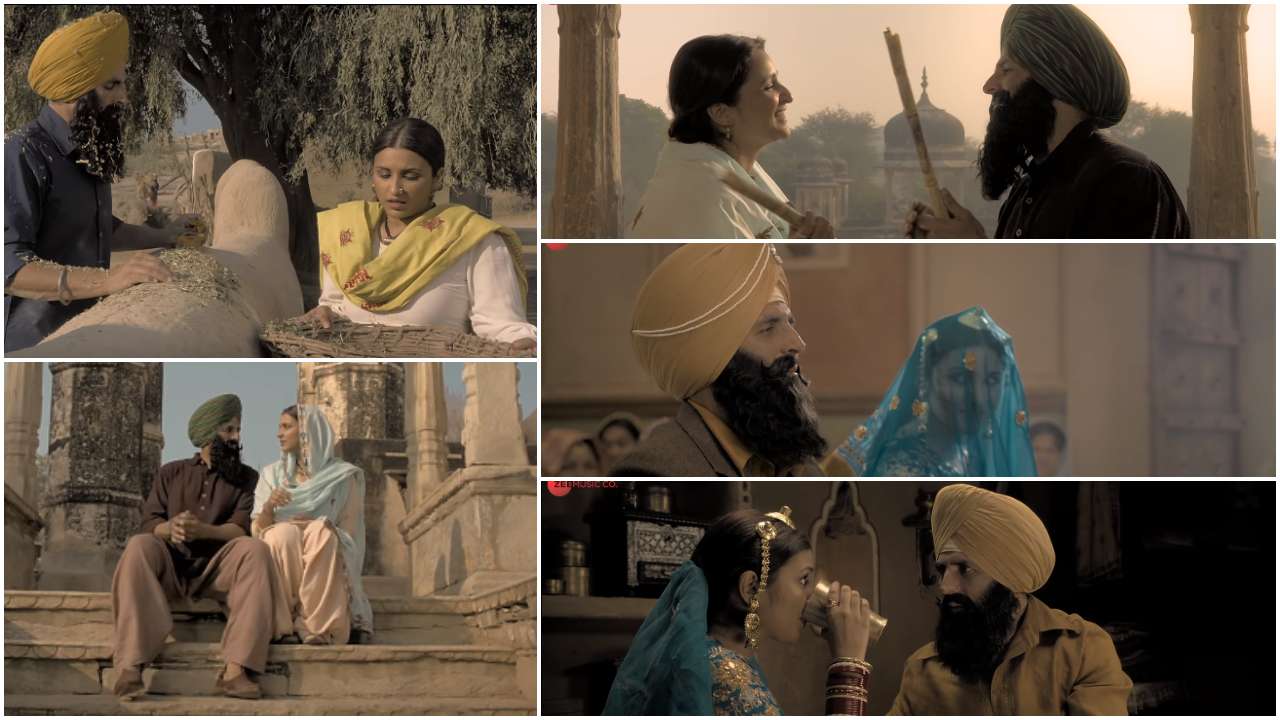 Kesari Rang Kesari song : प्रेमाची साद देतंय 'केसरी'तील 'वे माही' गाणं | akshay ...