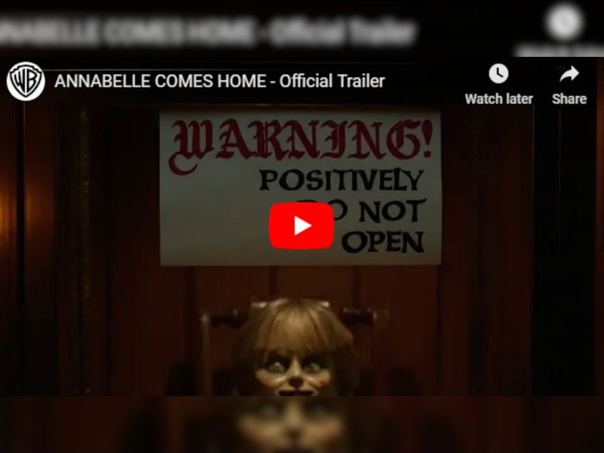 Annabelle Comes Home trailer: थरकाप उडवणारी 'ऍनाबेल' परतली अन्.... title=