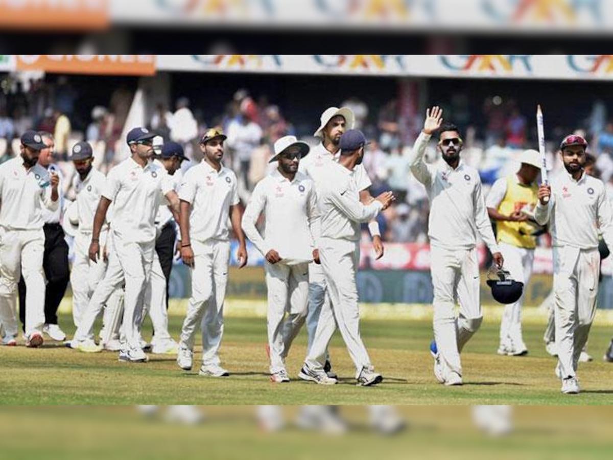 टेस्ट रँकिंगमध्ये भारतीय टीम अव्वल, आयसीसीकडून १० लाख डॉलरचं बक्षीस title=