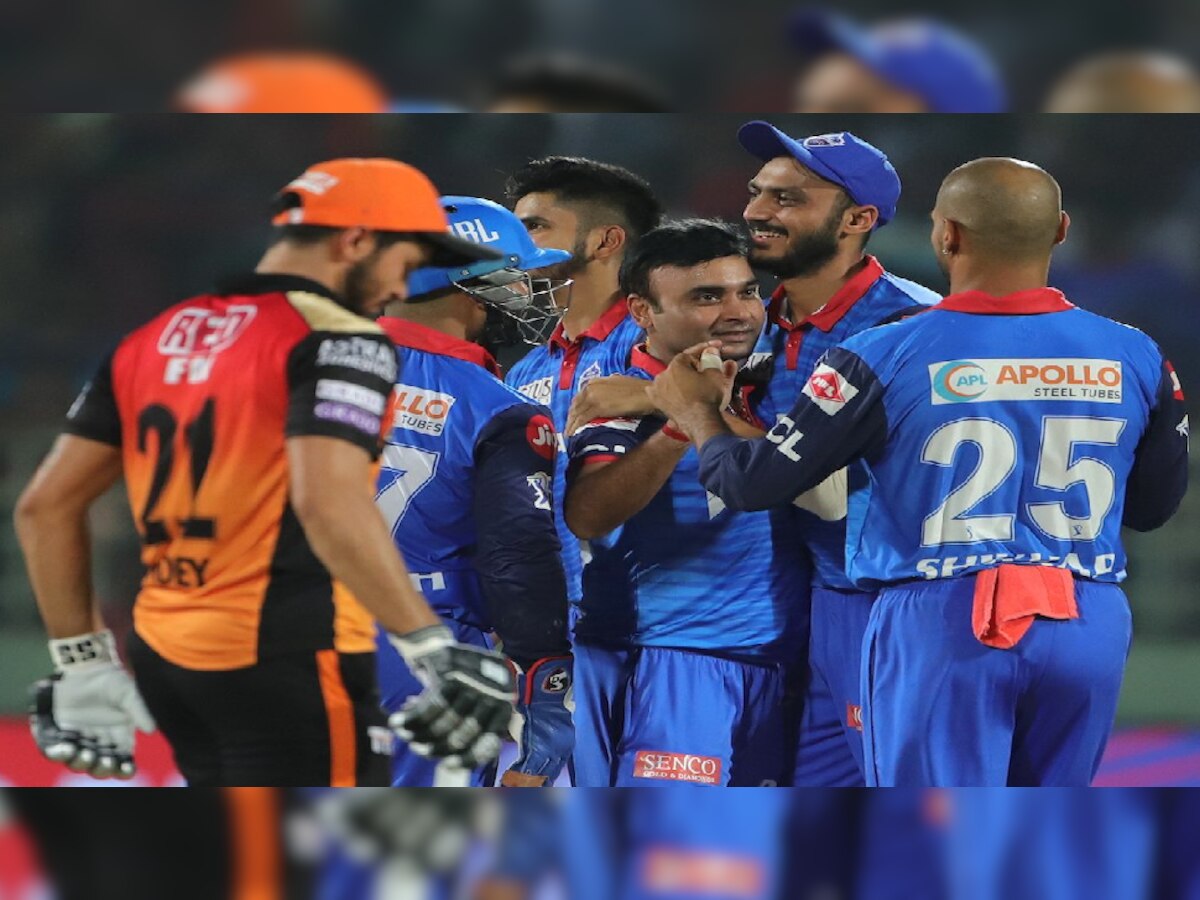 IPL 2019 एलिमिनेटर | दिल्लीला विजयासाठी १६३ रनचे आव्हान  title=