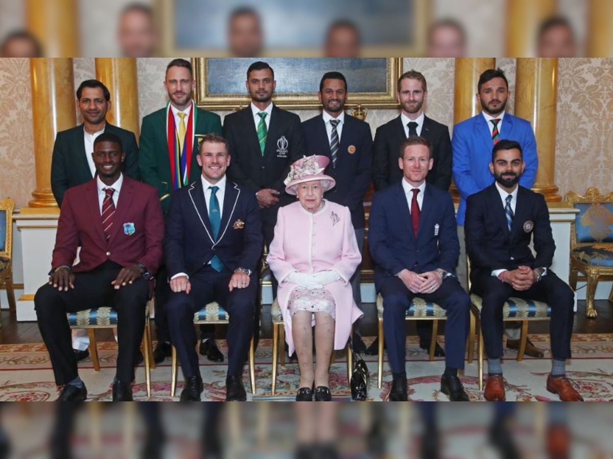 World Cup 2019 : कर्णधारांची 'विराट' फौज राणीच्या भेटीला  title=