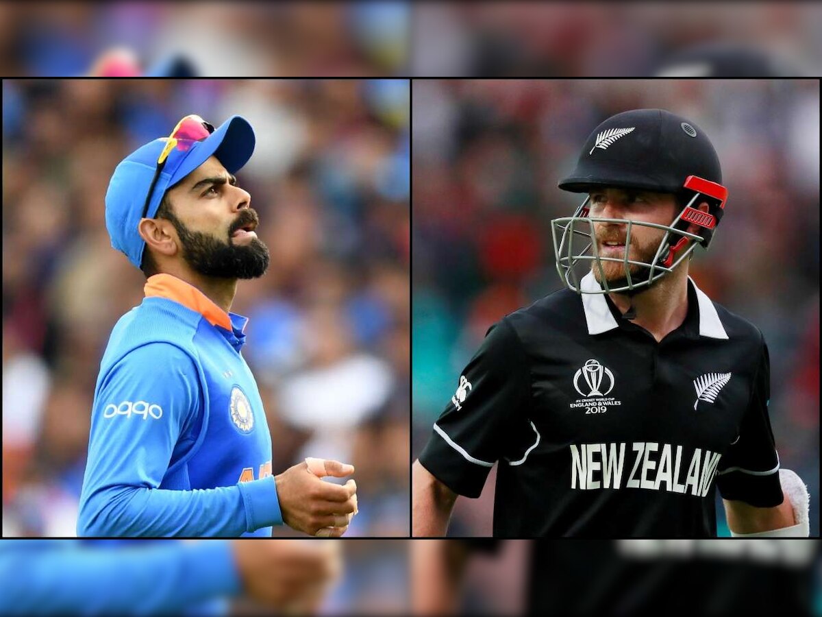 World Cup 2019 : टीम इंडियाचा सामना न्यूझीलंडशी, रेकॉर्ड किवींच्या बाजूने title=