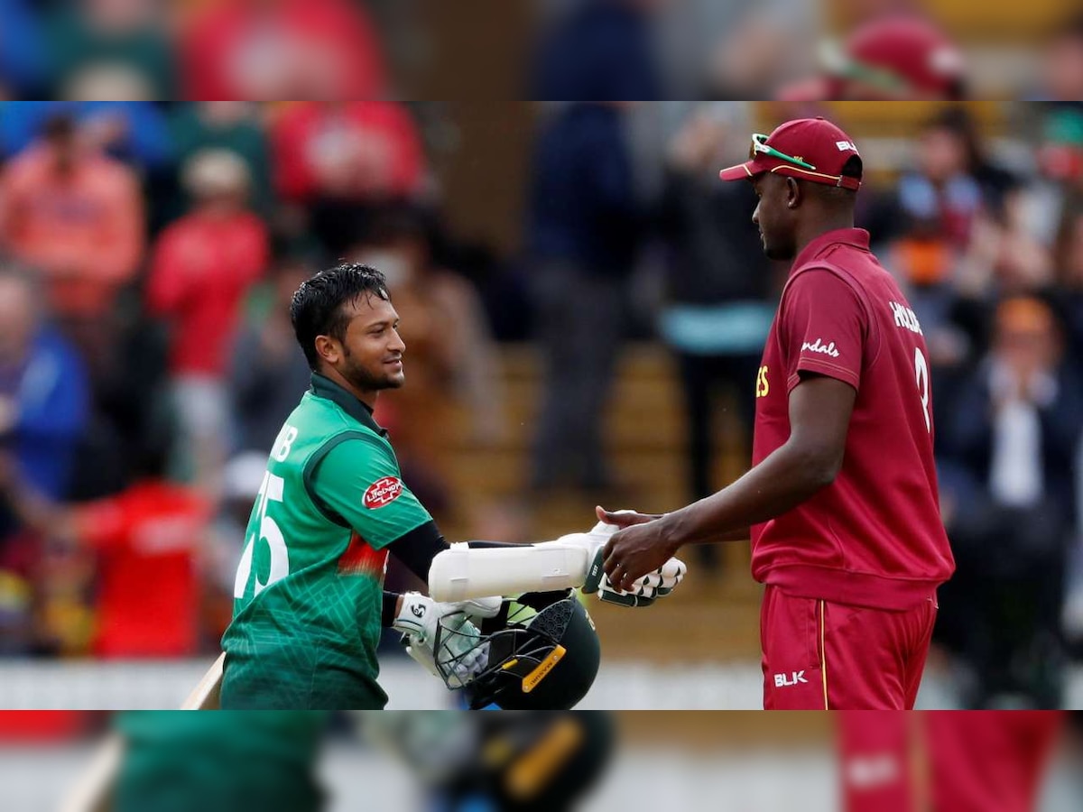 World Cup 2019 : बांगलादेशचा वेस्ट इंडिजला धक्का, ७ विकेटने विजय title=