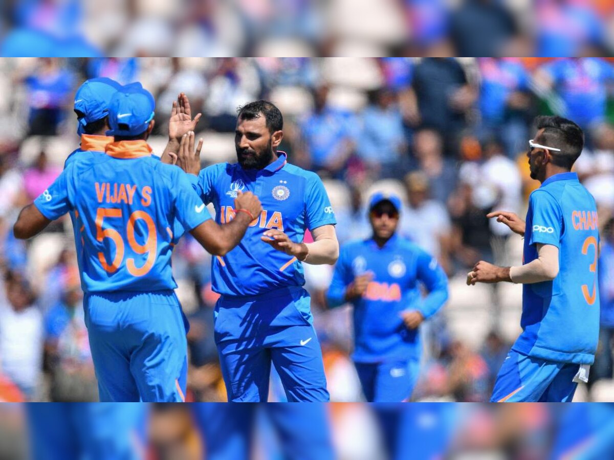 World Cup 2019 : शमीच्या हॅट्रिकने टीम इंडियाचा निसटता विजय title=