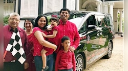 वर्ल्डकप सामन्यासाठी १७ देशांमधून गाडीने प्रवास करत लंडनला पोहोचलं हे कुटुंब