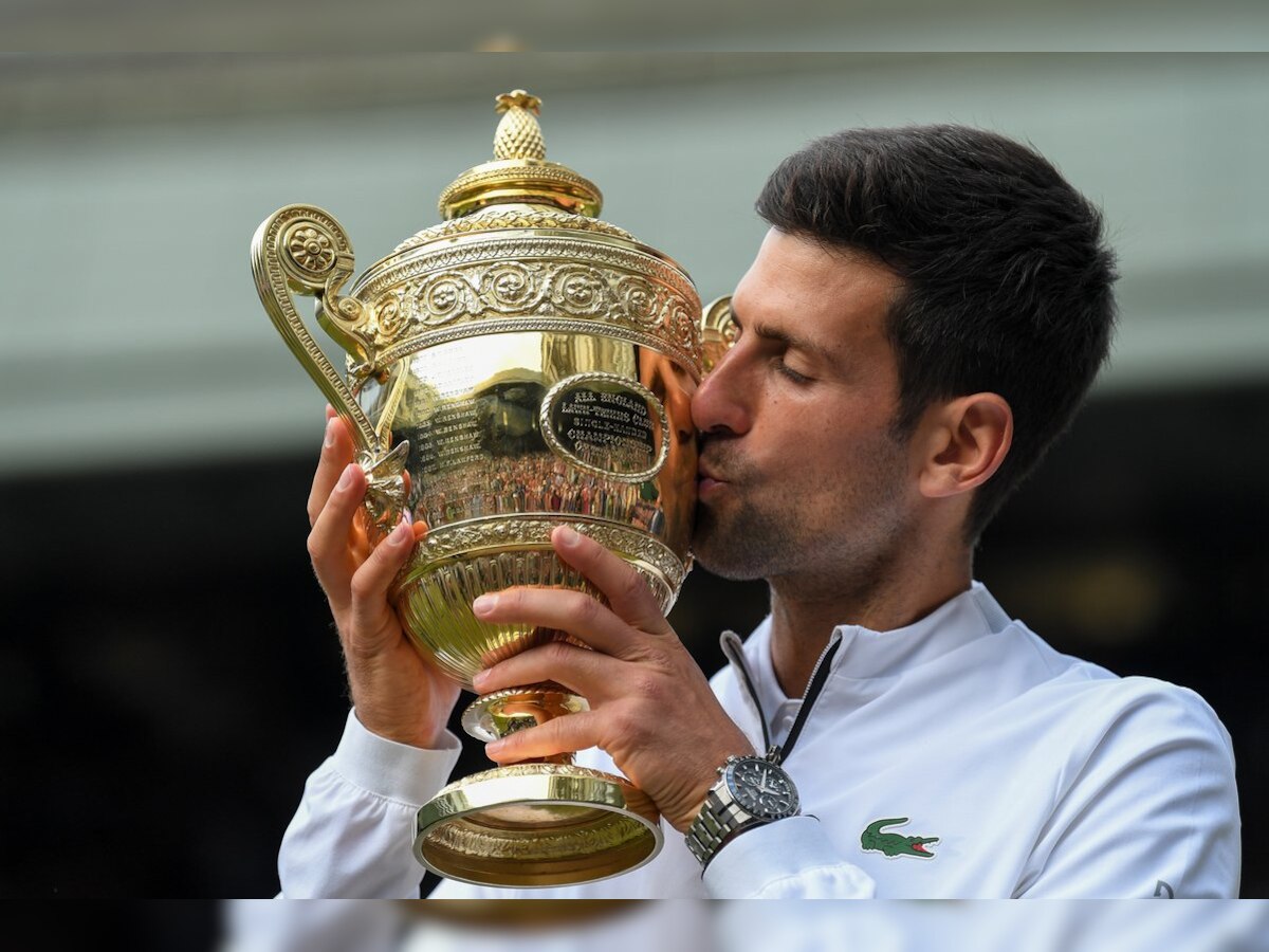  #Wimbledon : रॉजर फेडररला नमवत नोवाक जोकोविचने पटकावलं विम्बल्डनचं जेतेपद title=