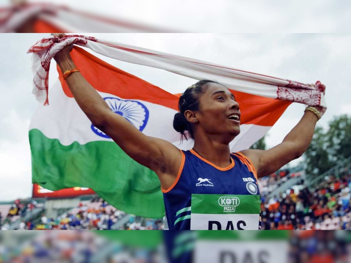 भारताची 'सुवर्णकन्या' हिमा दासची १५ दिवसात ४ सुवर्ण पदकांची कमाई title=