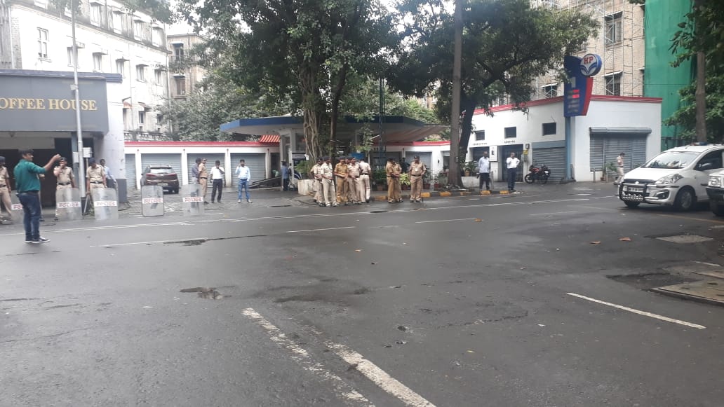 ईडीच्या कार्यालयाला छावणीचं स्वरूप