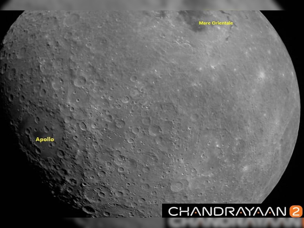 चांद्रयान-२ ने पाठविले चंद्राचे पहिले छायाचित्र title=