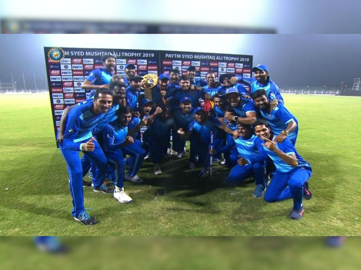 मुश्ताक अली टी-२० : कर्नाटकचा तामीळनाडूवर १ रननी रोमांचक विजय title=