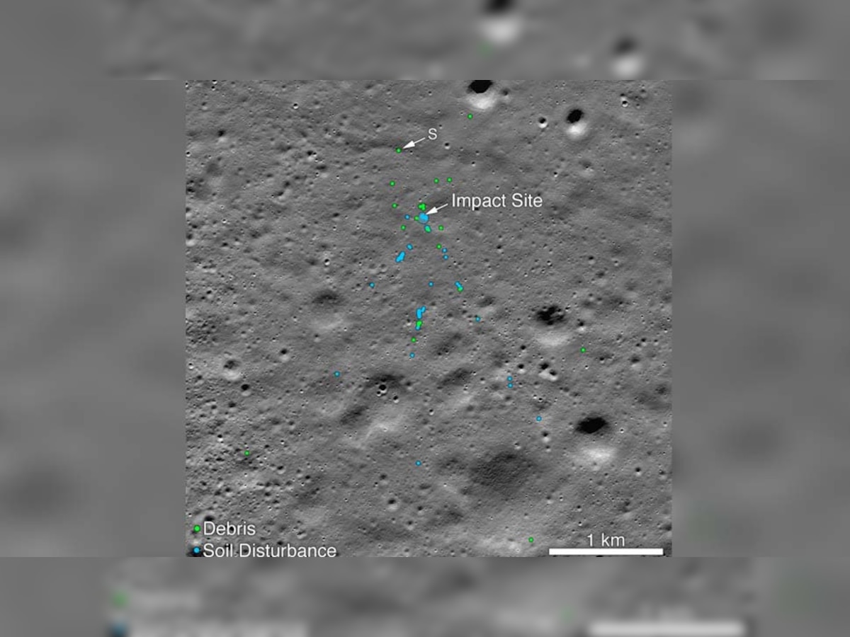 Chandrayaan2 : NASAला सापडले विक्रम लँडरचे अवशेष  title=