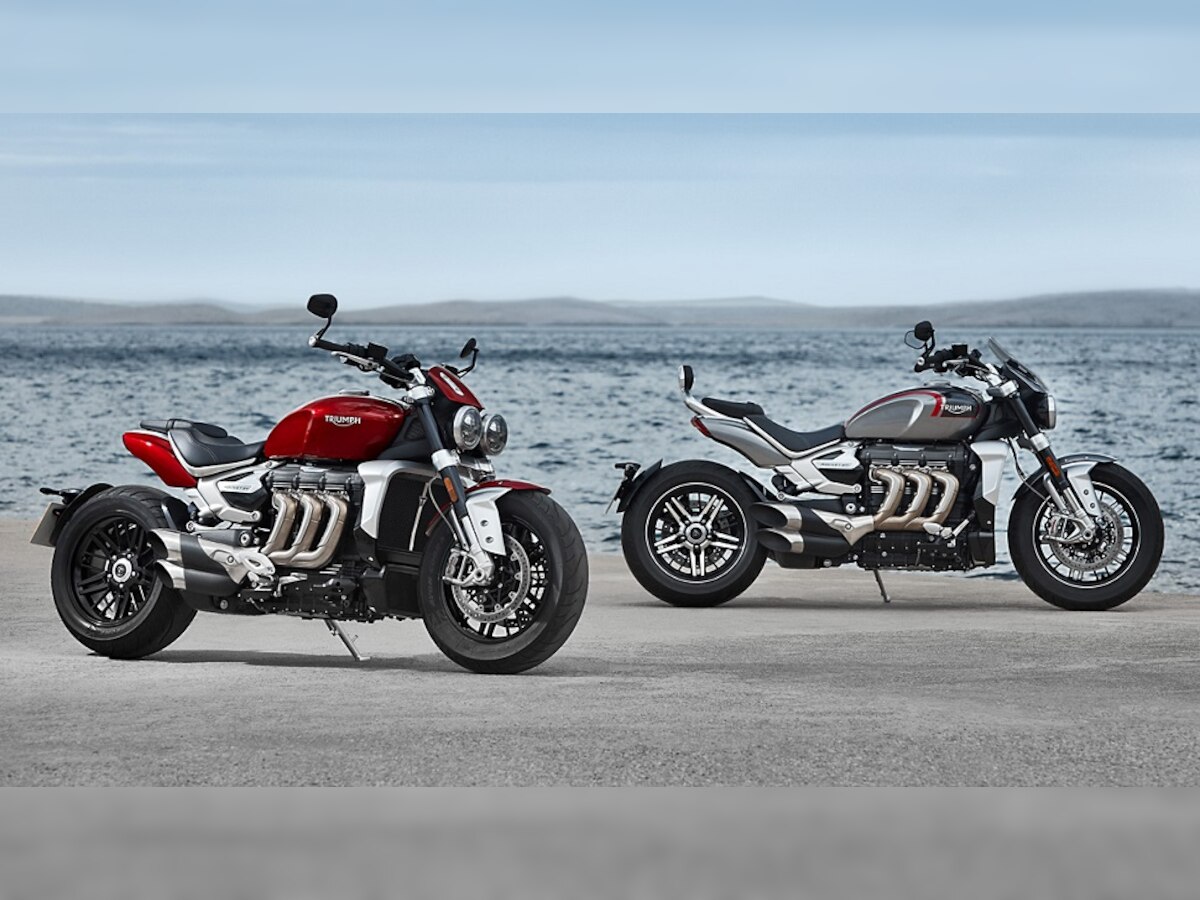 २५०० सीसीची Triumph Rocket 3 R सुपरबाईक लॉन्च title=