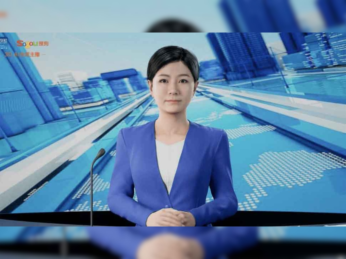 चीनच्या स्टुडिओमध्ये 'ती' पहिल्यांदाच बातम्या द्यायला आली आणि... title=