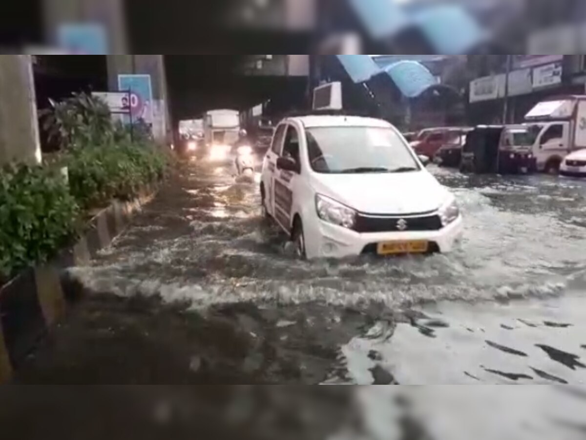 पाहा, मुंबई आणि परिसरात सकाळी कसा पाऊस कोसळला ? title=