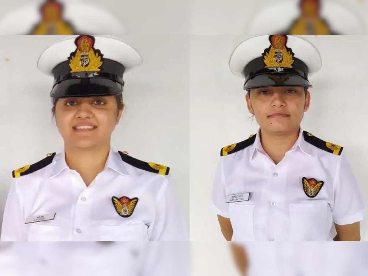 पहिल्यांदा २ महिला अधिकाऱ्यांना Indian Navy मध्ये मिळाली महत्त्वाची जबाबदारी title=