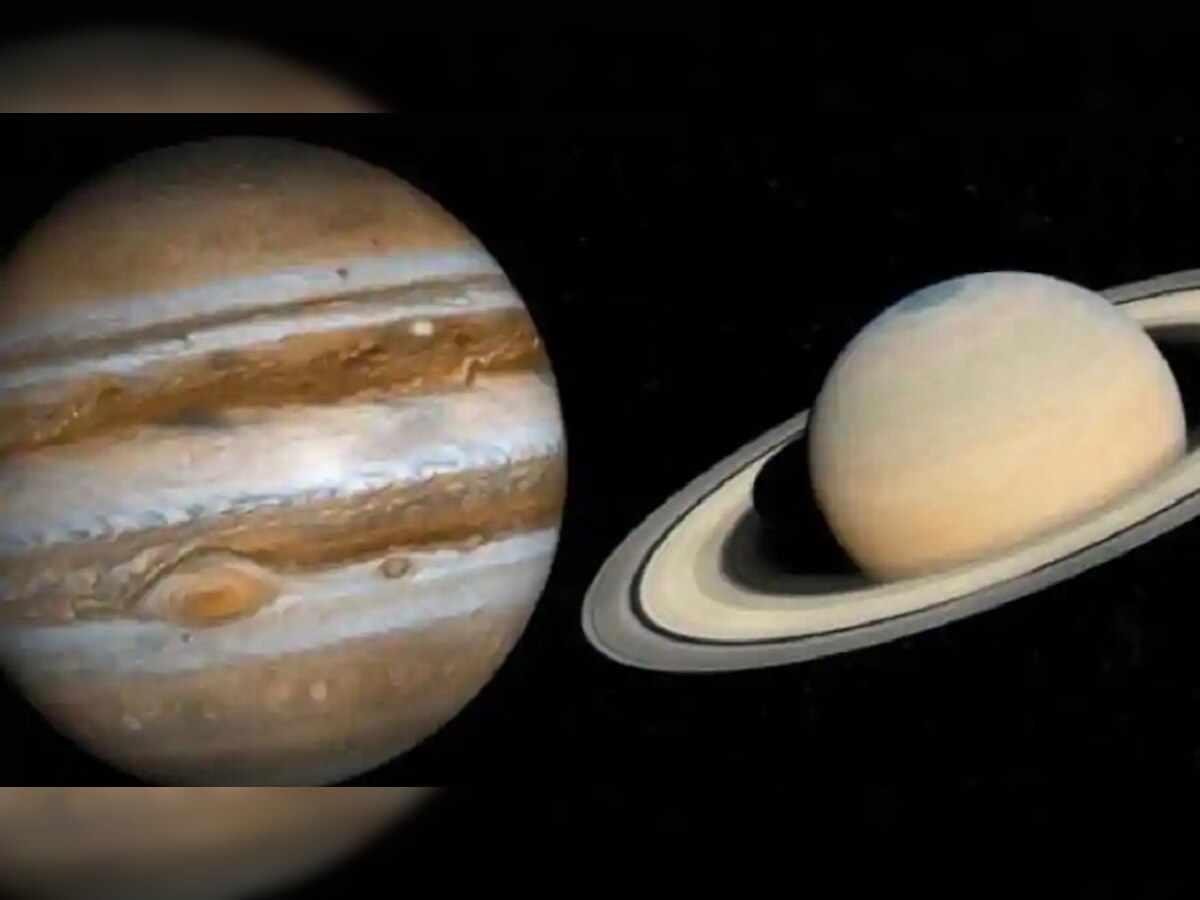 Live Jupiter-Saturn great Conjuction : Live गुरू-शनिच्या महायुतीचा उद्भुत नजारा  title=