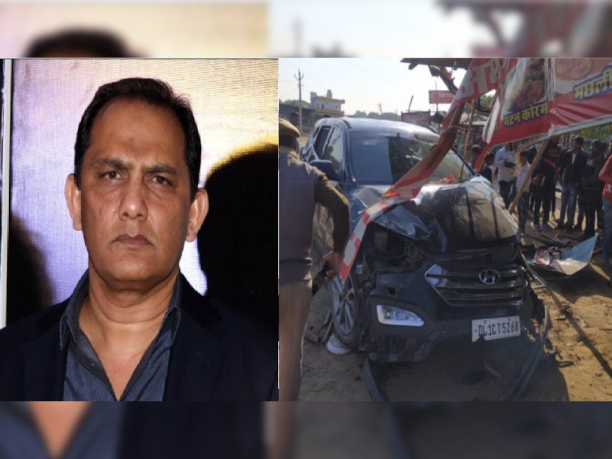 Mohammad Azharuddin चा कार अपघात; रुग्णालयात केलं दाखल  title=