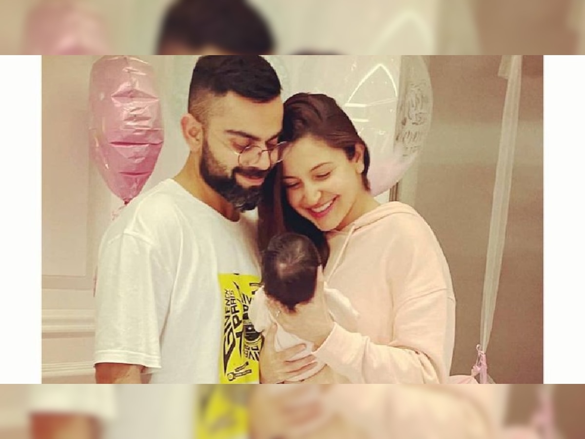 Anushka Sharma आणि Virat Kohli च्या मुलीची पहिली झलक, तुम्ही पाहिली का ? title=