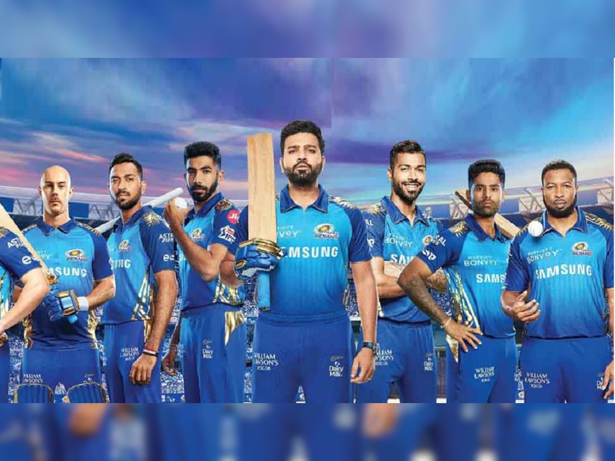 IPL 2021: मुंबई इंडियन्सची नवी जर्सी लॉन्च, नव्या रुपात दिसणार रोहित ब्रिगेड title=