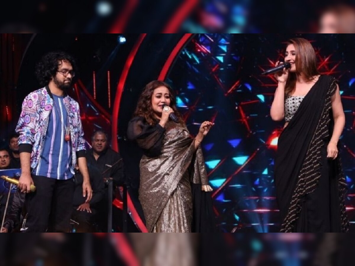 Indian Idol 12 : ध्वनि भानुशालीला कंटेस्टेंट्स निहालचं प्रपोज, हे पाहून सगळे झाले शॉक title=