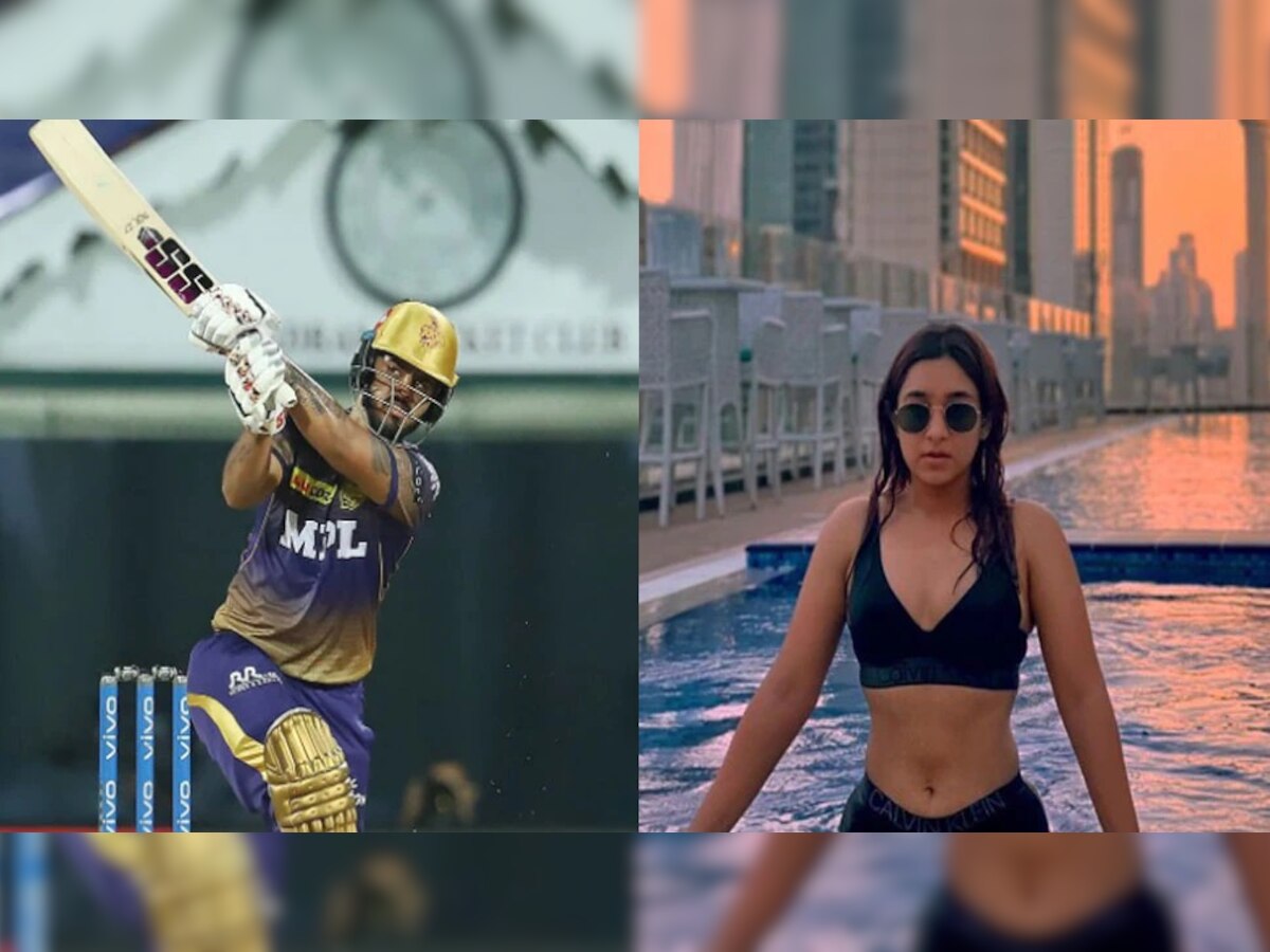 IPL 2021: मॉडेल इतकीच सुंदर नितीश राणाची पत्नी, बोल्ड लूक पाहून व्हाल थक्क title=