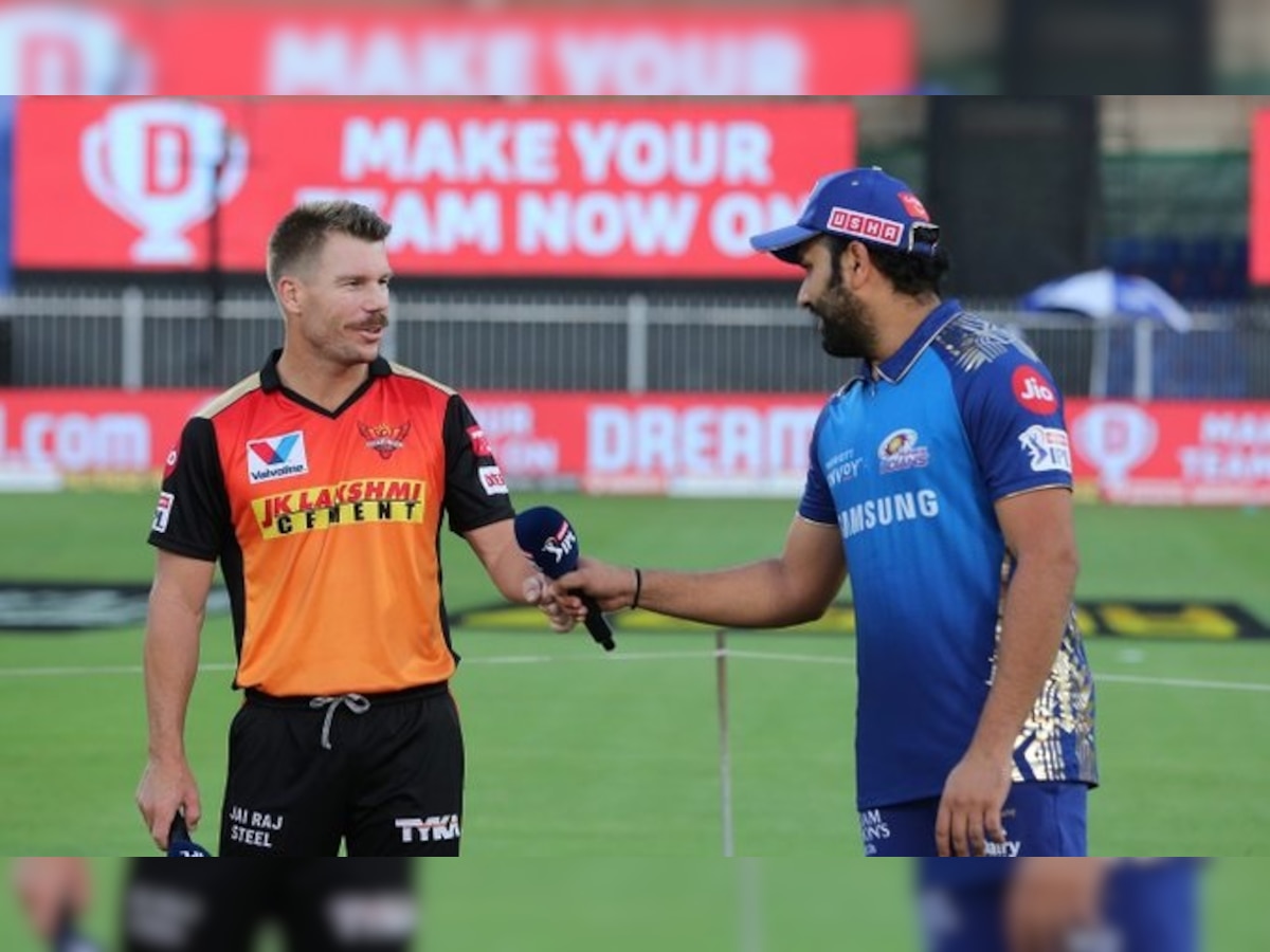 IPL 2021 MI vs SRH: 2 पराभवानंतर हैदराबादसमोर विजयासाठी मुंबई इंडियन्सचं तगडं आव्हान title=