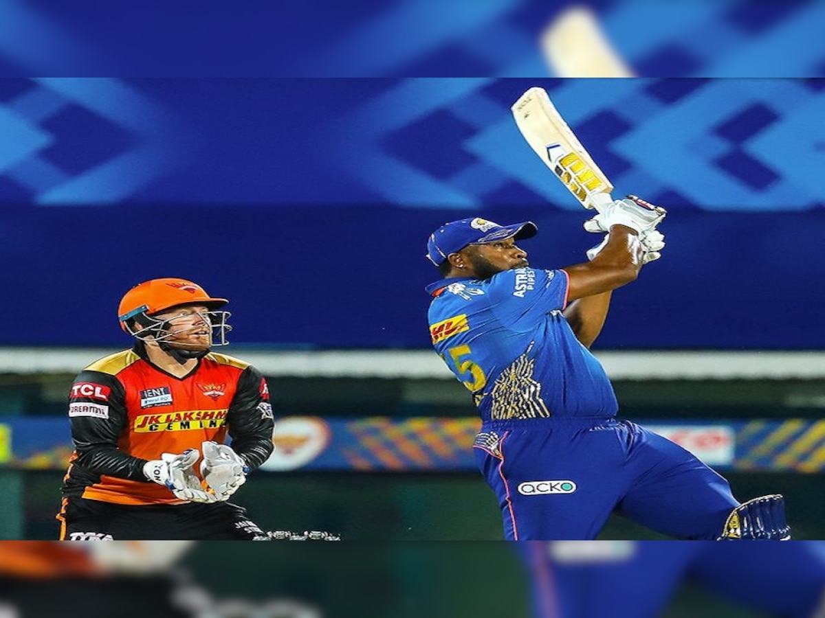 IPL 2021 MI vs SRH: मुंबई संघातील 'या' खेळाडूनं मोडला ग्लॅन मॅक्सवेलचा रेकॉर्ड, व्हिडीओ  title=