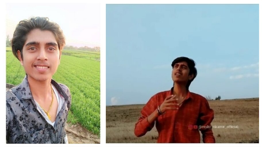 Rushikesh Rikame singer who sung song at farm goes viral on social media