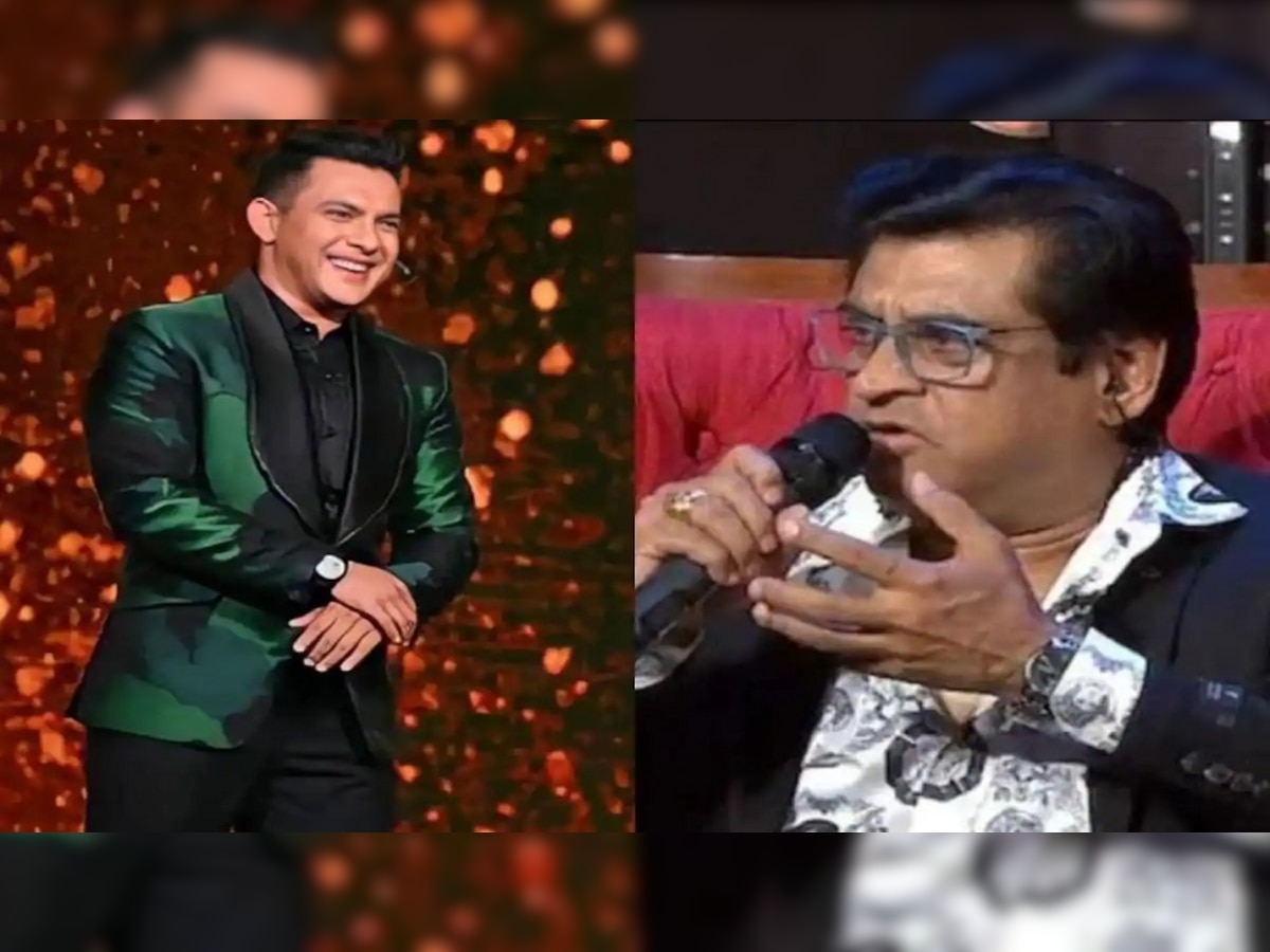 Indian Idol 12 : 'काही अडचण होती तर अगोदर बोलायला हवं होतं', अमित कुमार यांच्या वक्तव्यावर आदित्य हैराण title=