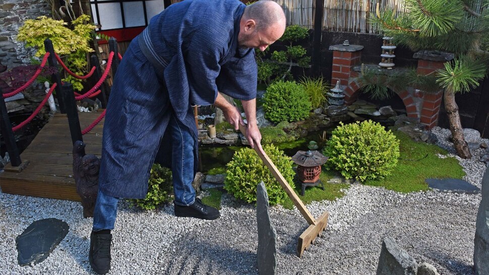 जापानी शैलीत तयार केलं गार्डन 