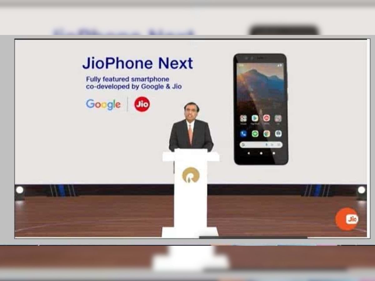जिओने JioPhone Next लॉन्च करण्याची केली घोषणा, जगातील सर्वात स्वस्त स्मार्टफोन ठरणार title=