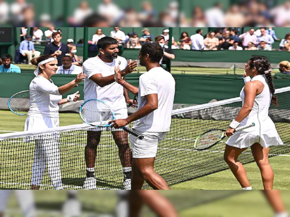 Wimbledon मध्ये सानिया- बोपन्नाची ऐतिहासिक कामगिरी; पहिल्यांदाच असं काही झालं की... title=