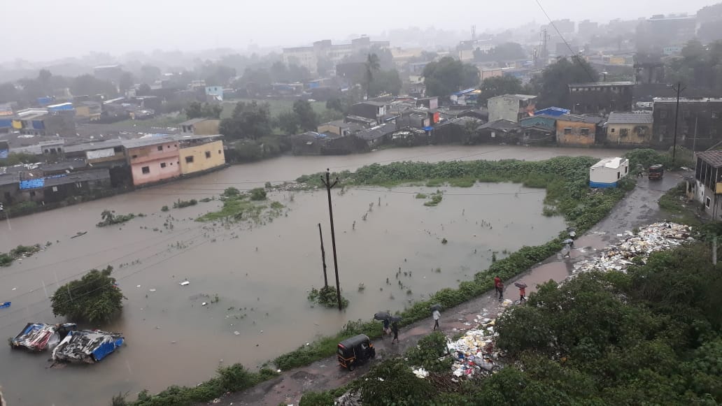 कल्याण-डोंबिवलीत पावसाचा जोर वाढला, सखल भागात पाणी साचले