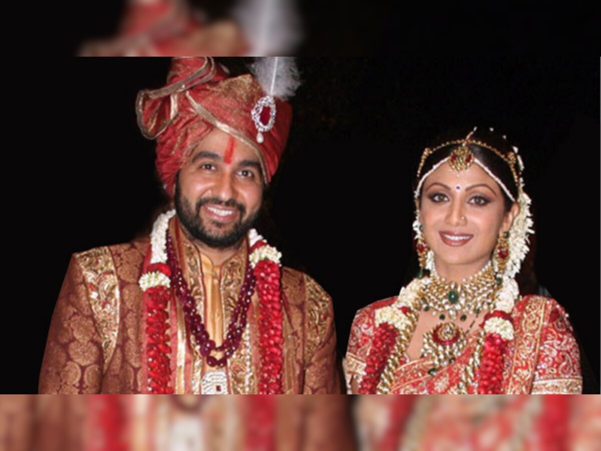 शिल्पा शेट्टी आणि राज कुंद्राच्या लग्नाचा रॉयल कारभार, फोटो व्हायरल  title=