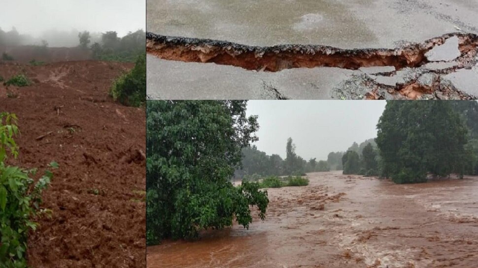 Ratnagiri Rain: Landslide at Sakharpa-Khadikolvan - Vimarsana News