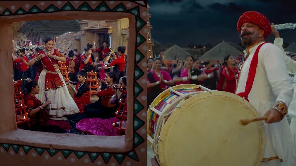 Sonakshi Sinha shows off Garba skills with sanjay datta in Bhuj: The Pride of India new song Rammo Rammo - Vimarsana News