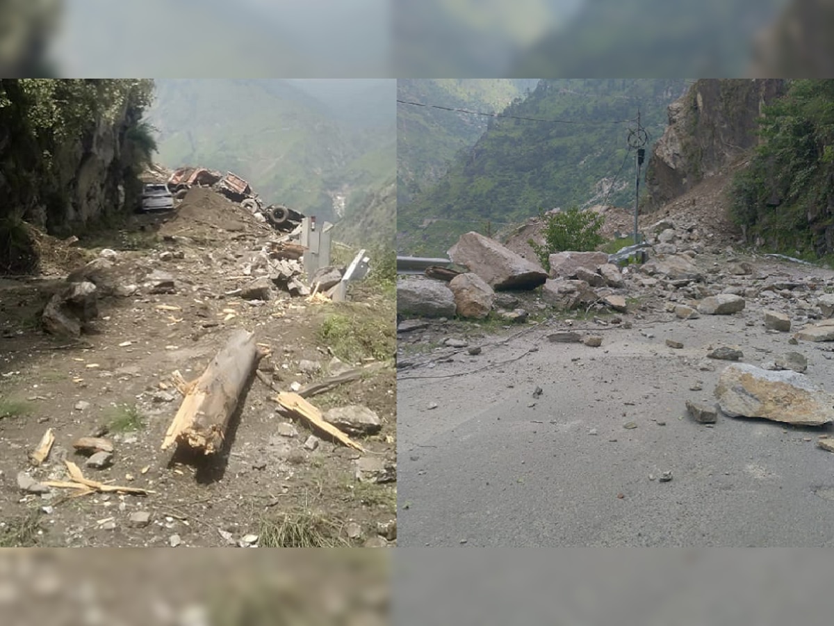 Himachal Pradesh: निसर्गाचा कोप सुरुच; हरिद्वारला निघालेल्या बसवर कोसळली दरड, 45 हून अधिकजण बेपत्ता  title=