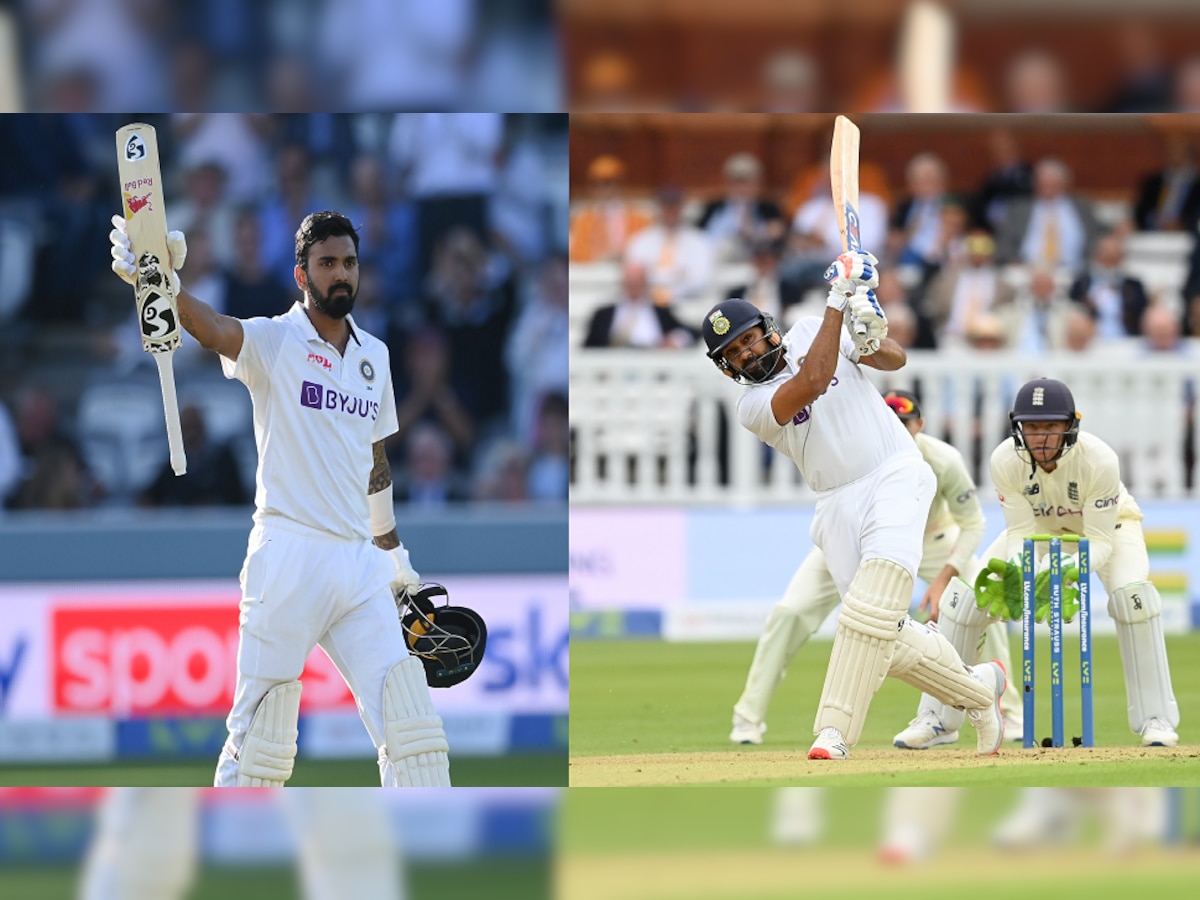 India vs England 2nd Test | केएल राहुल आणि रोहित शर्माच्या खेळीचं पाकिस्तानच्या माजी क्रिकेटपटूकडून कौतुक title=