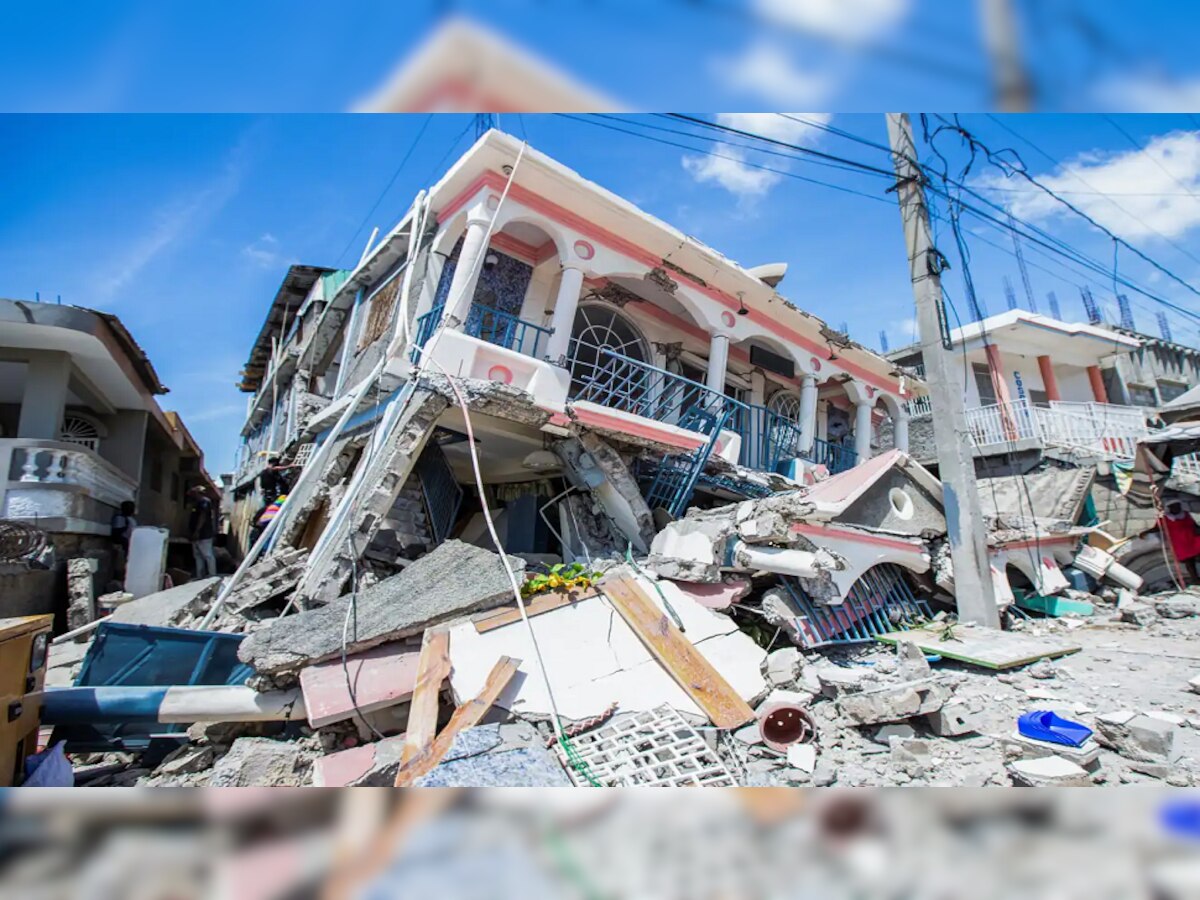 Haiti Earthquake | हैतीत महाशक्तीशाली भूकंप; खासगी तसेच सार्वजनिक मालमत्तेचे मोठे नुकसान title=