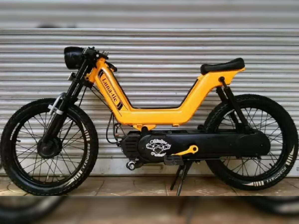 Kinetic Luna Electric moped | जुन्या आठवणींना आधुनिक मुलामा; जाणून घ्या इलेक्ट्रिक लुनाचे फीचर्स title=