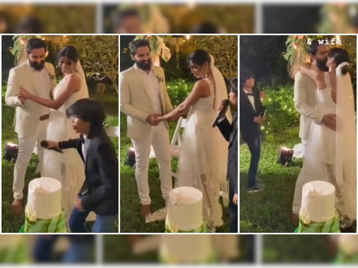Wedding Video : मुलाने आपल्या आईचे लग्न दिले लावून, पाहुण्यांसमोर असा साजरा केला आनंदाचा क्षण title=