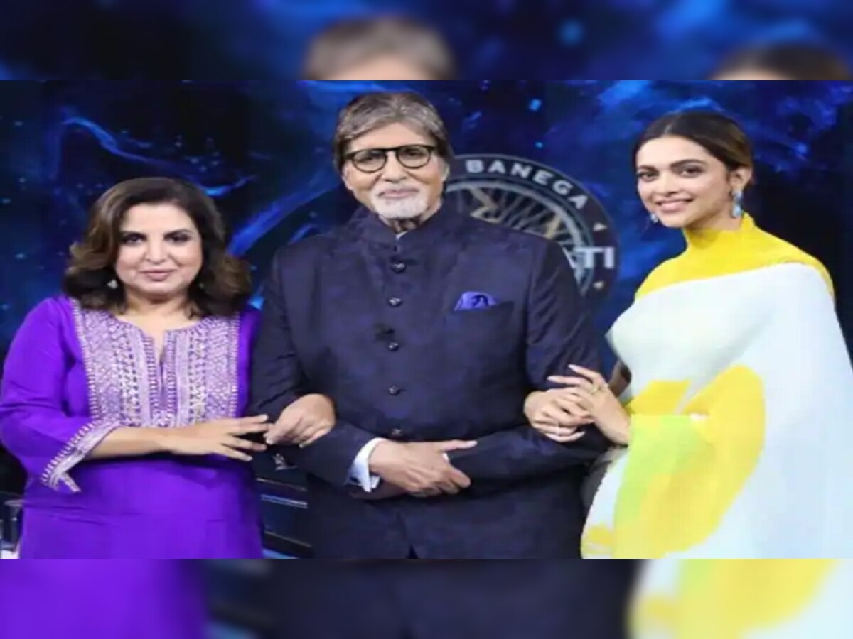 KBC 13: दीपिका- फराहसमोर ठेवला 25 लाखांचा प्रश्न; पाहा त्यांना उत्तर देता आलं की नाही  title=