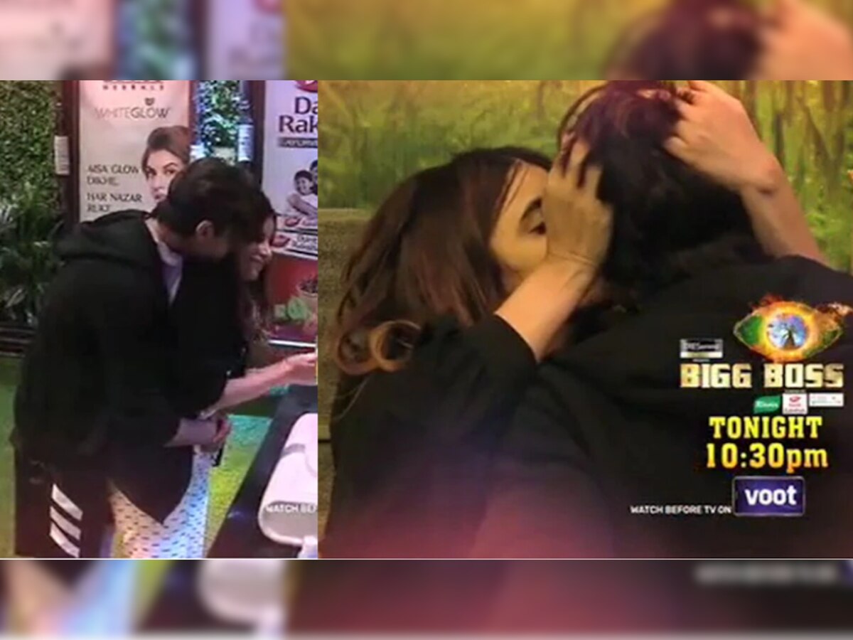  BIGG BOSS च्या घरात मायशाने ईशानला केलं खुल्लम खुल्ला KISS title=