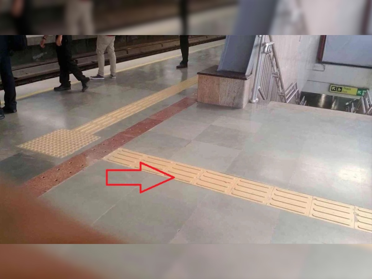 मेट्रो स्टेशनवर का असतात पिवळ्या रंगाच्या खडबडीत टाइल्स? title=