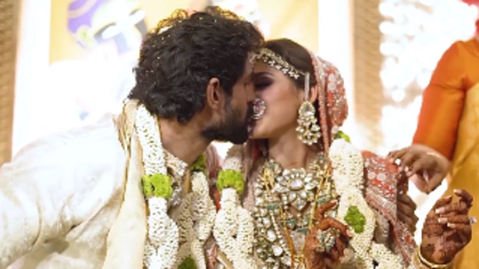 rana-duggubati-and-miheeka-bajaj-unseen-lip-lock-video-from-their-wedding