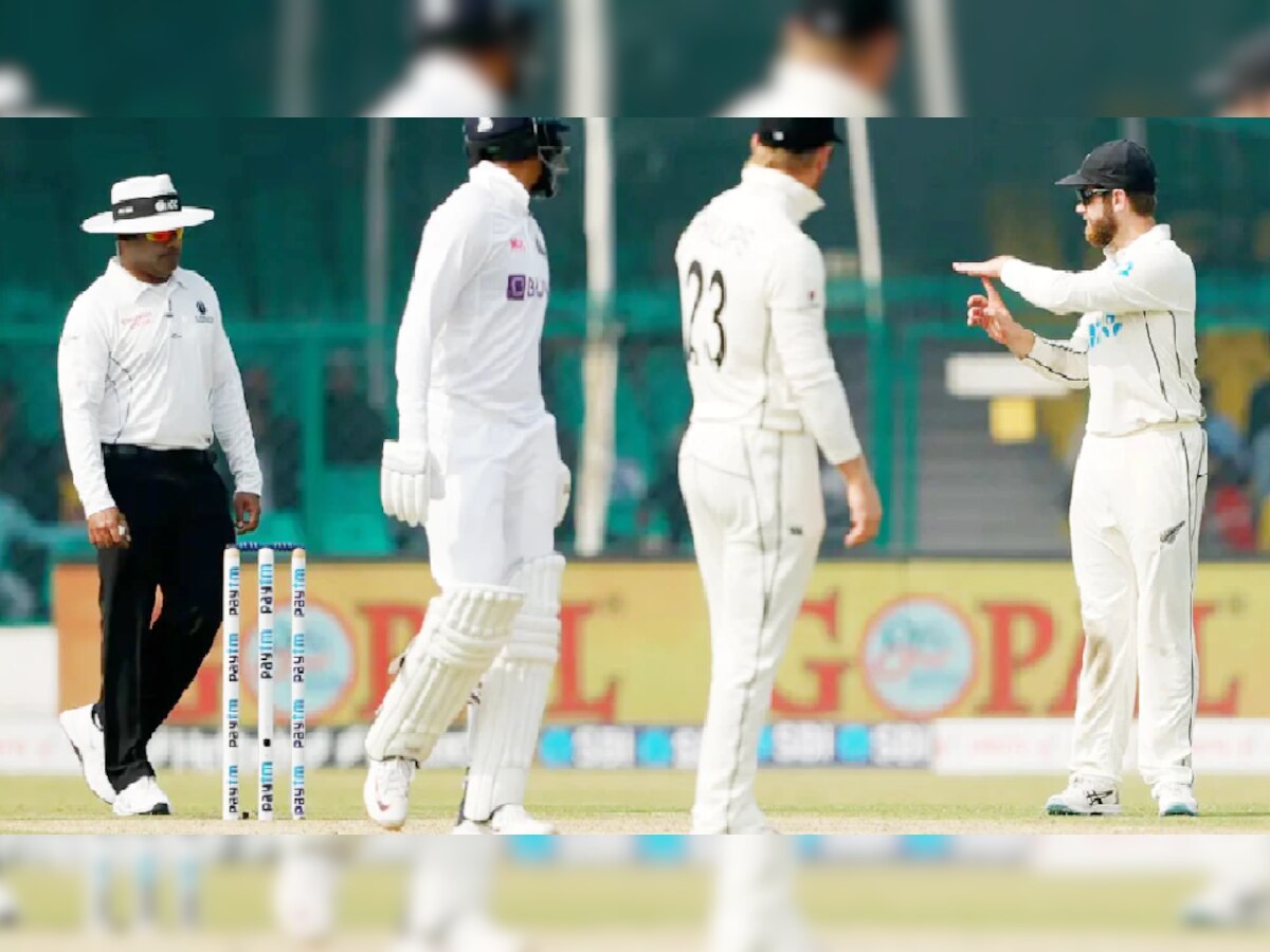 IND vs NZ : कानपूर टेस्टमध्ये खराब अंपायरिंगचा न्यूझीलंडला फटका! title=