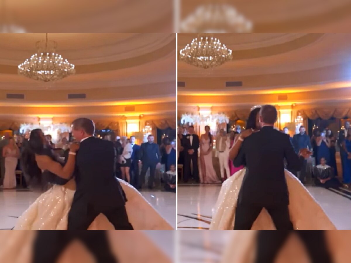 स्वत:च्या लग्नात डान्स करणं वधू-वराला पडलं महागात, त्यांच्यासोबत पुढे काय घडलं; पाहा मजेदार व्हिडीओ title=