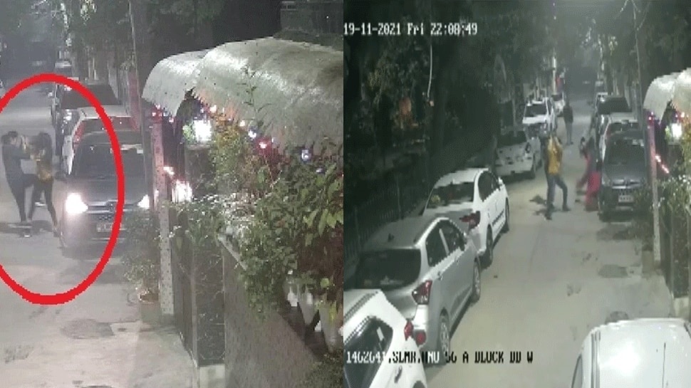 महिलेला अमानुष मारहाण, &#039;या&#039; राजकीय नेत्यावर मोठा आरोप : CCTV Footage 