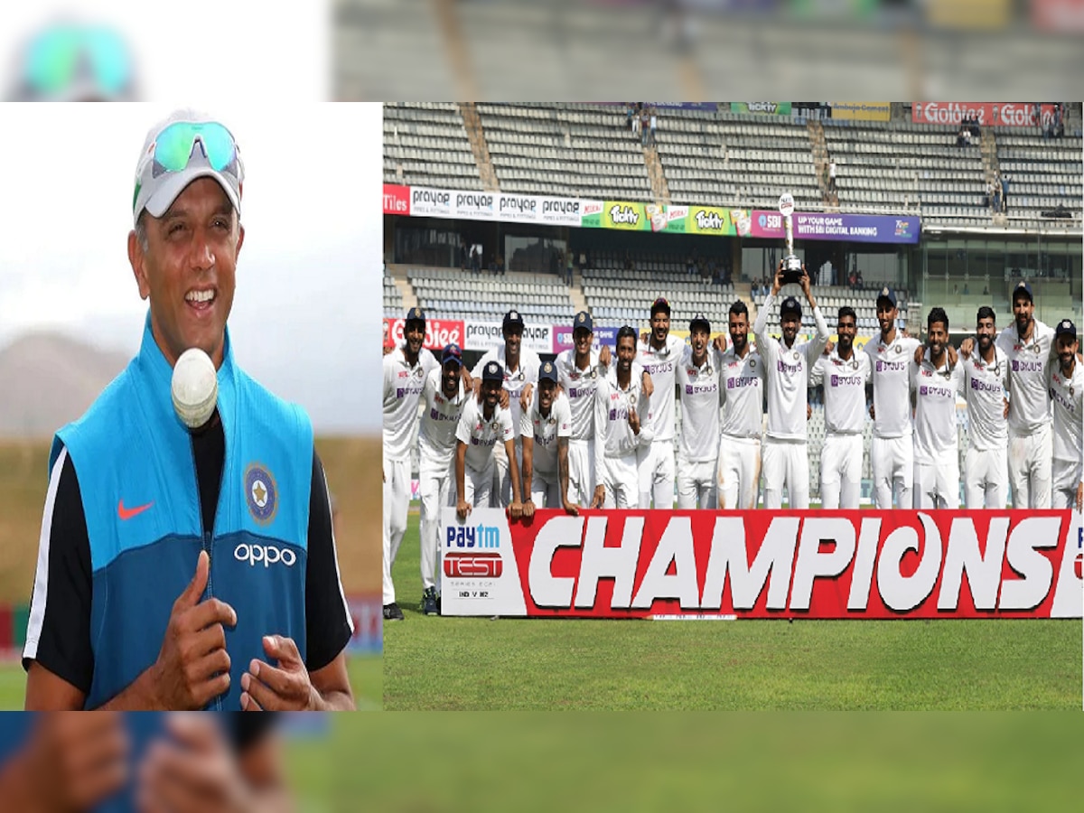 राहुल द्रविडची पहिलीच टेस्ट सीरिज आणि टीम इंडिया नंबर 1, टेस्ट चॅम्पियनला पछाडलं  title=